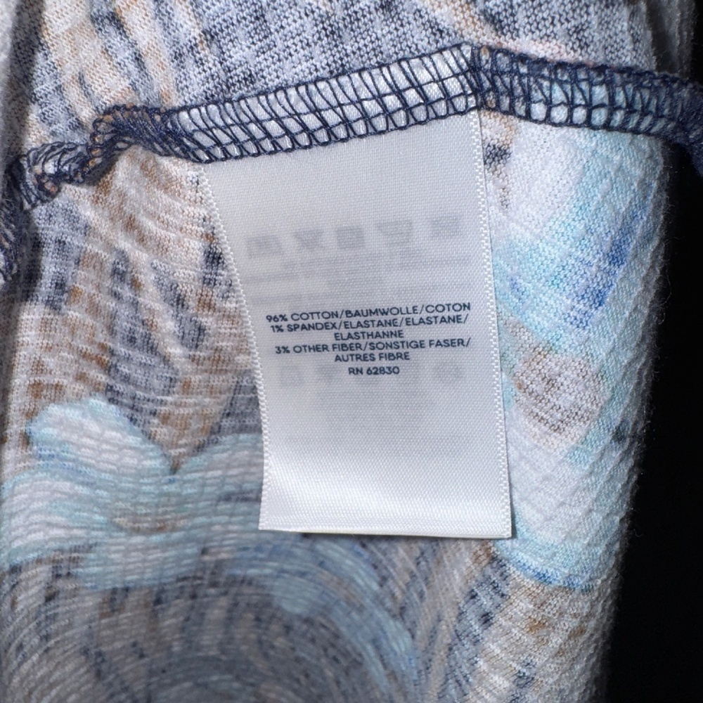 EUC Lands' End High Low Hawaiian Midi V Neck Dress Size 1X - Picture 4 of 7